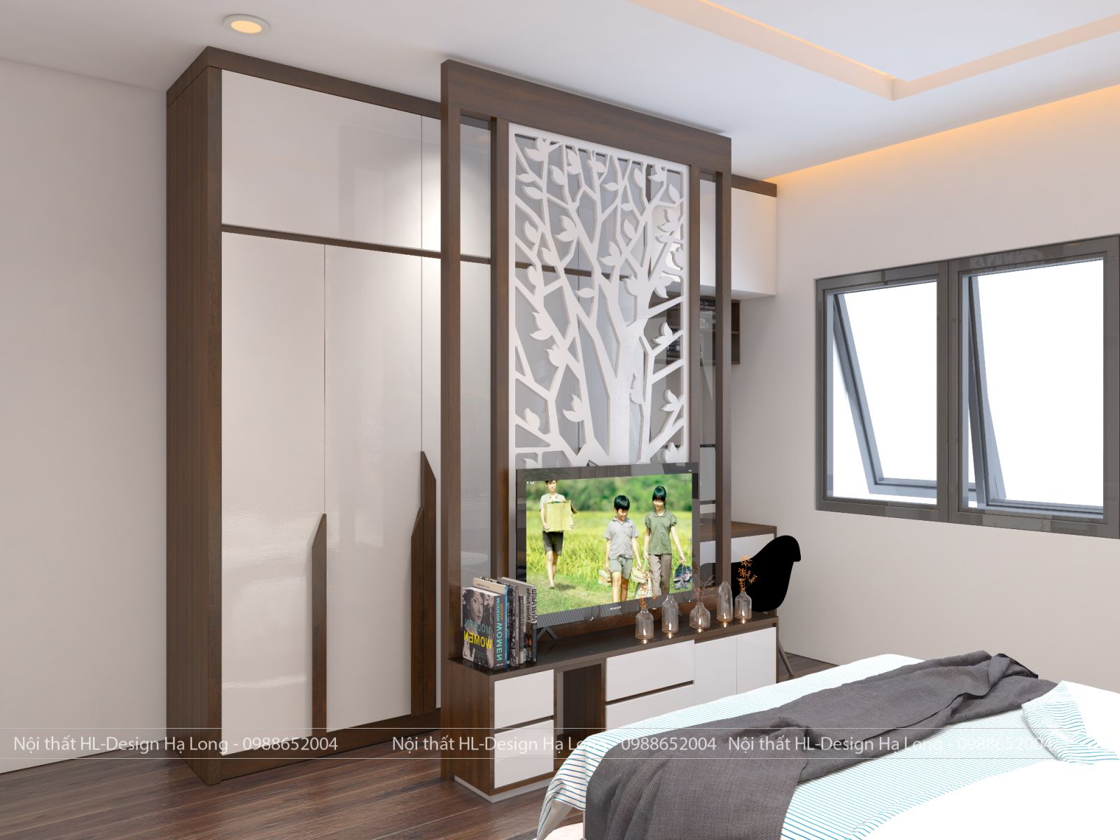 thiết kế phòng ngủ hiện đại