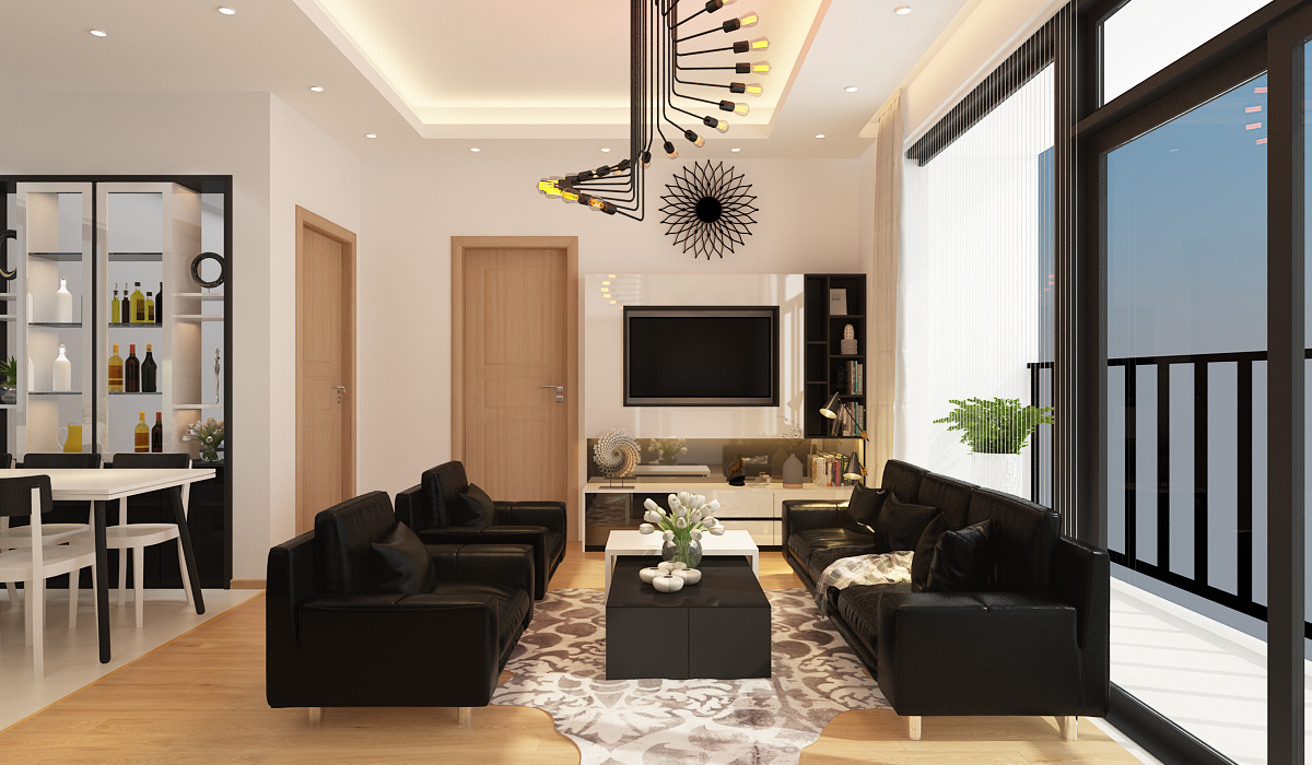 Thiết kế phòng khách hiện đại