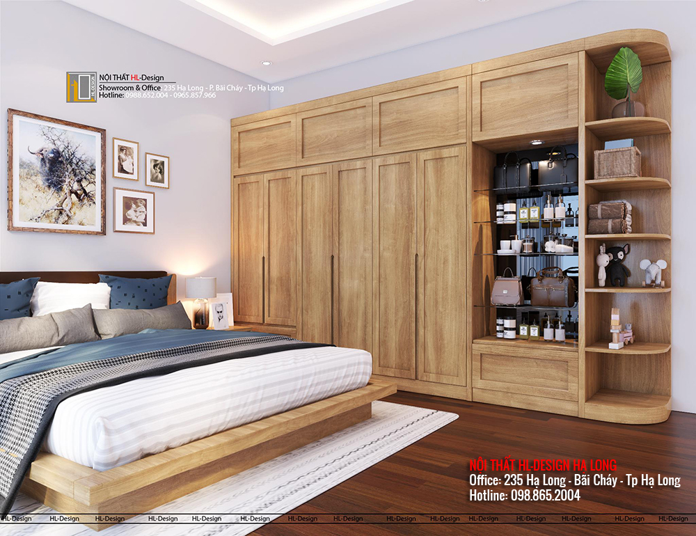 thiết kế nội thất phòng ngủ hạ long