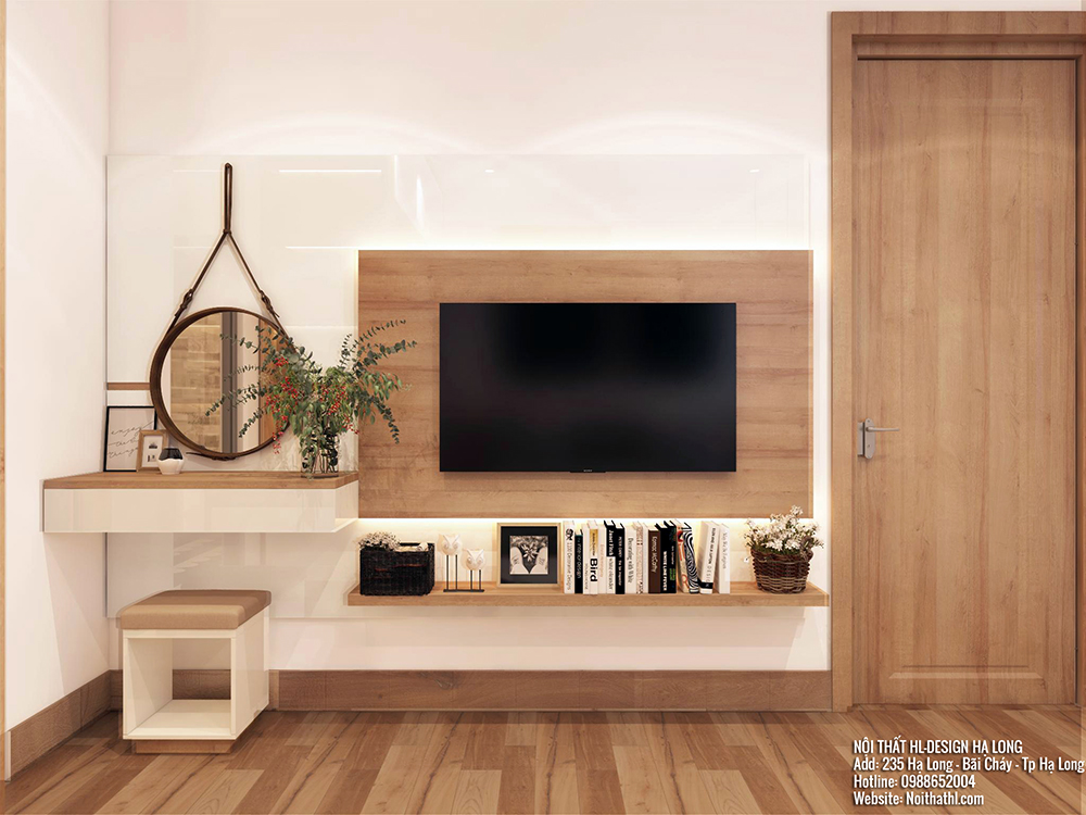 thiết kế nội thất phòng ngủ chung cư hạ long