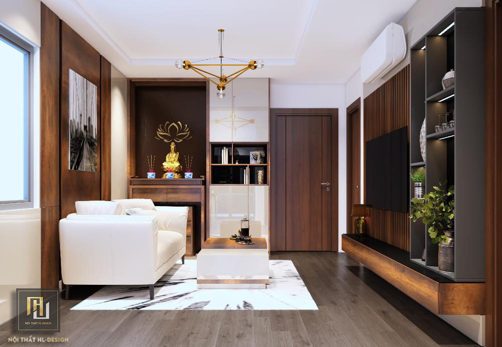 Thiết kế nội thất căn chung cư đông bắc tại Hạ Long