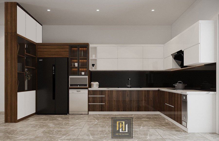 Thiết kế thi công nội thất chị Lan Móng Cái
