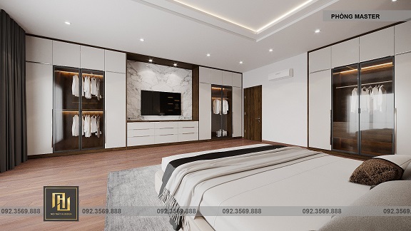 Nội thất phòng ngủ nhà anh dũng tại thành phố hạ long