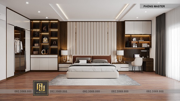Nội thất phòng ngủ nhà anh dũng tại thành phố hạ long