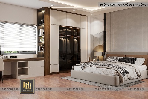 Nội thất phòng ngủ nhà anh dũng tại thành phố hạ long