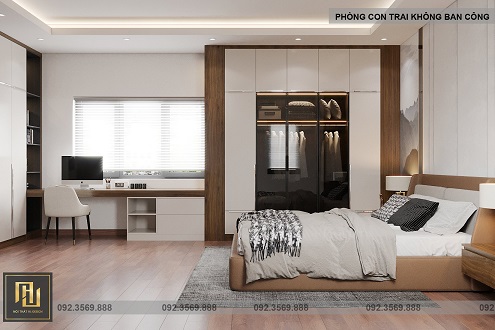 Nội thất phòng ngủ nhà anh dũng tại thành phố hạ long