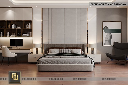 Nội thất phòng ngủ nhà anh dũng tại thành phố hạ long