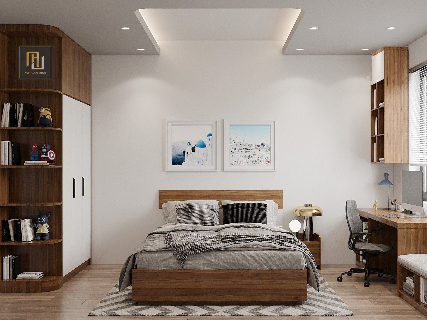 Thiết kế thi công nội thất chị Lan Móng Cái