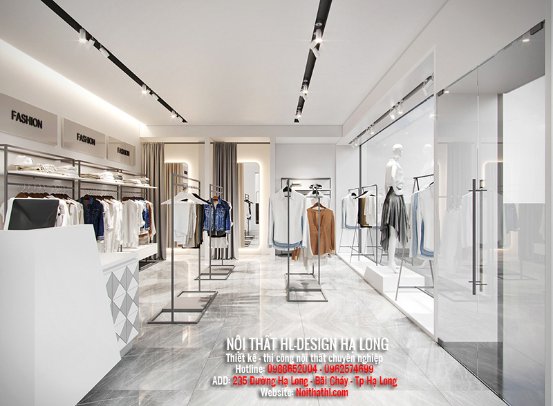 thiết kế shop thời trang Hạ Long