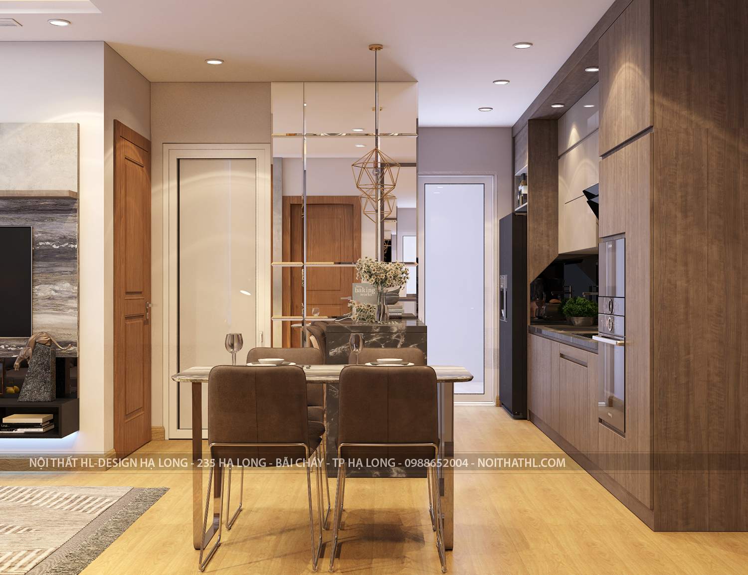 nội thất chung cư sapphire bến đoan hạ long