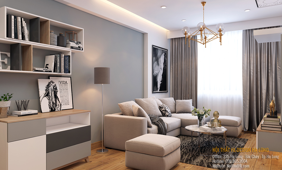 thiết kế nội thất chung cư đồi T5