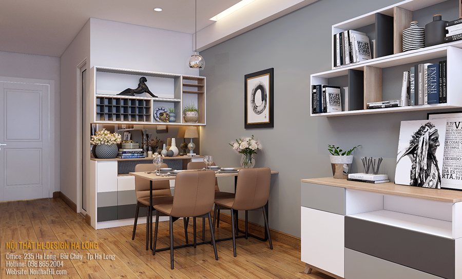 thiết kế nội thất chung cư đồi T5
