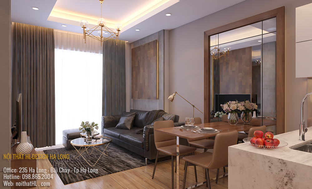 thiết kế nội thất chung cư The Sapphire Hạ Long