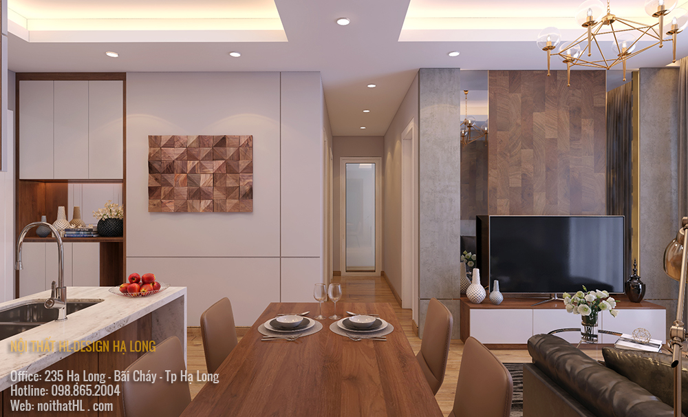 thiết kế nội thất chung cư The Sapphire Hạ Long