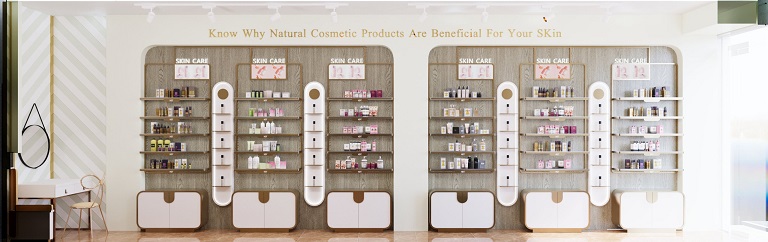 thiết kế nội thất shop mỹ phẩm sang trọng và hiện đại tại Hạ Long