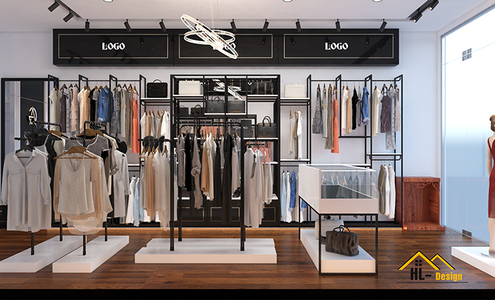 thiết kế nội thất hạ long, nội thất shop thời trang; 