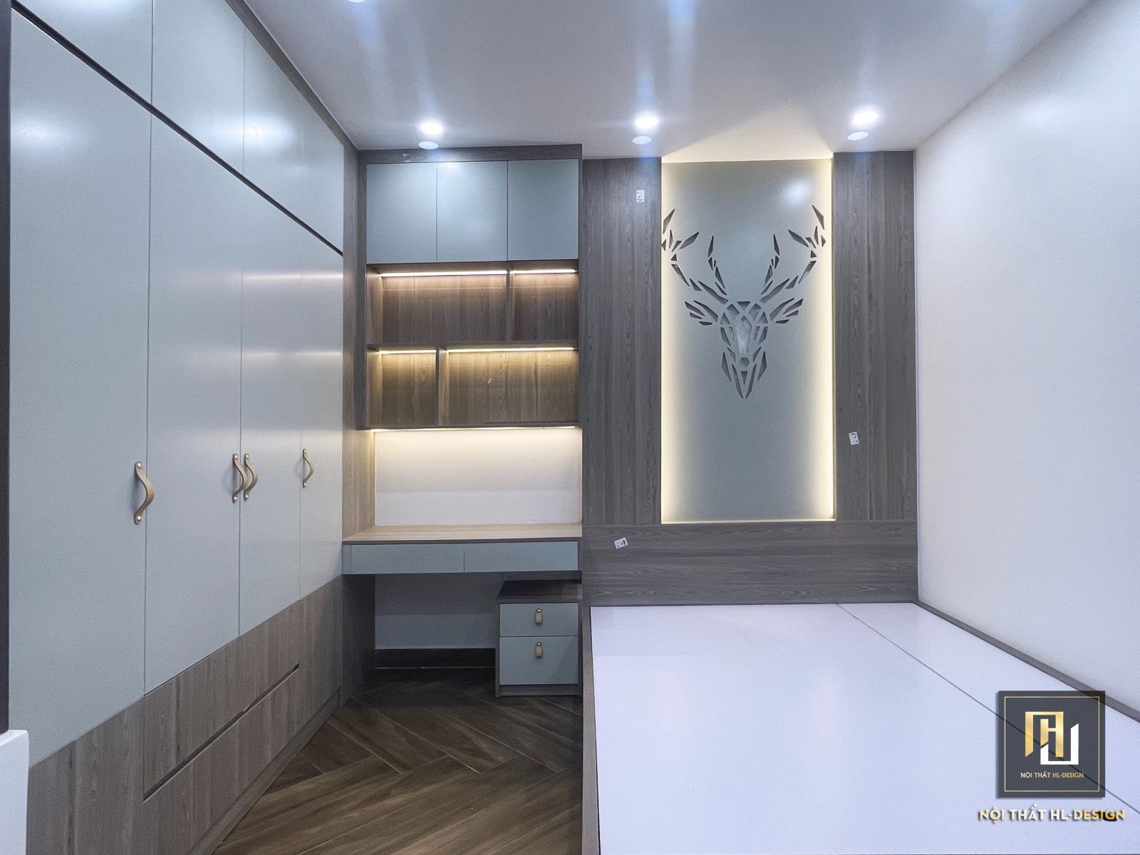 nội thất phòng ngủ con chị hương hạ long