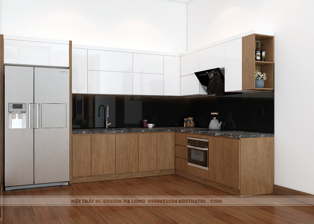 thiết kế tủ bếp hiện đại Hạ Long
