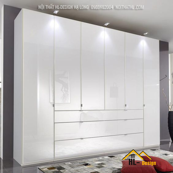 thiết kế tủ áo hiện đại Hạ Long