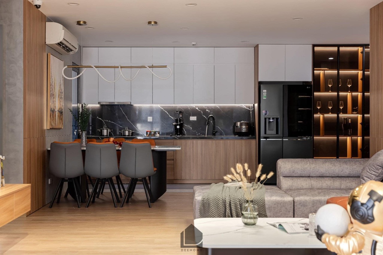 tủ bếp hiện đại hạ long