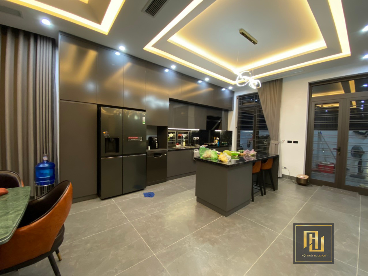 Thiết kế nội thất tủ bếp tại Móng Cái