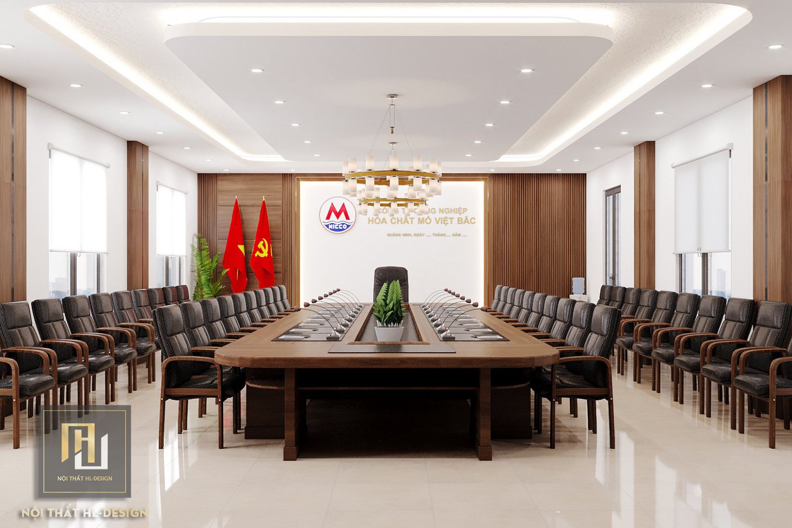 thiết kế phòng họp quảng ninh