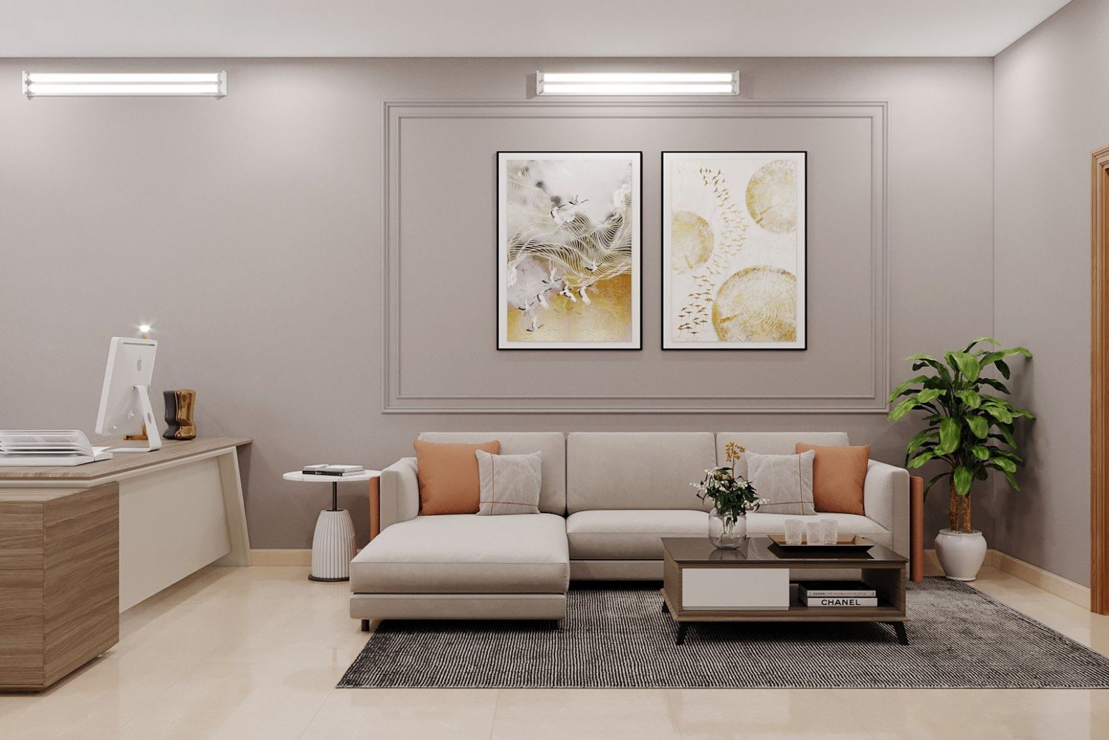 Nội thất văn phòng làm việc anh tuấn thành phố hạ long quảng ninh