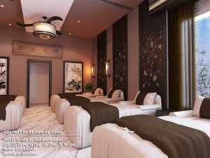 Thiết kế phòng Massage Chân độc đáo, đúng chất tại Hạ Long.