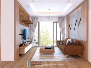 Thiết kế nội thất chung cư căn hộ 3 phòng ngủ chung cư Newlife Hạ Long - chị Phương 