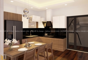 Thiết kế nội thất biệt thự liền kề nhà cô Ngọc - TP Bắc Giang