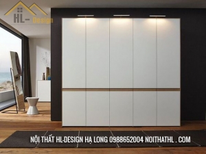 Thiết Kế Tủ Quần Áo Hiện Đại Gỗ Công Nghiệp Cao Cấp Tại Hạ Long - Nội Thất HL-Design Hạ Long