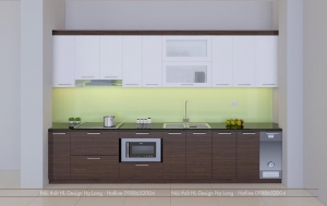 Tủ bếp Laminate hiện đại