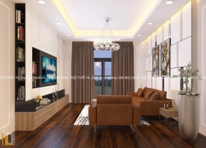 Thiết kế nội thất biệt thự liền kề nhà cô Ngọc - TP Bắc Giang