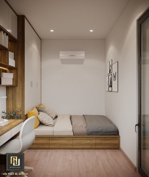 Thiết kế nội thất phòng ngủ hiện đại nhà phố tại Mạo Khê Đông Triều