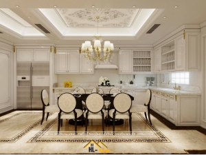Tủ bếp tân cổ điển - TBCĐ02