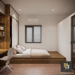Thiết kế nội thất phòng ngủ hiện đại nhà phố tại Mạo Khê Đông Triều