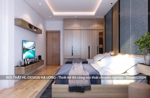 Thiết kế nội thất phòng ngủ đẹp hiện đại cho căn biệt thự tại Hạ Long - Thiết kế nội thất Quảng Ninh