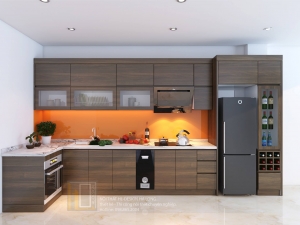 Thiết kế thi công tủ bếp chị Thương - TP Nam Định