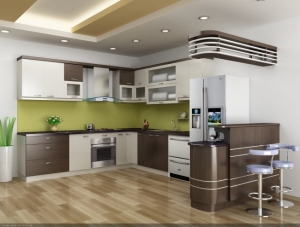 Tủ bếp hiện đại đẹp lung linh tại Hạ Long