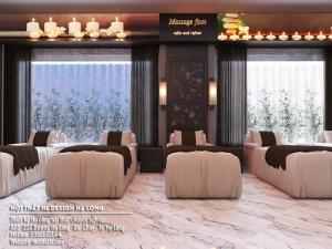 Thiết kế phòng Massage Chân độc đáo, đúng chất tại Hạ Long.