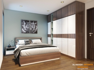 Mẫu thiết kế nội thất căn hộ chung cư chị Hằng hiên đại và trẻ trung tại Thành Phố Hạ Long Quảng Ninh