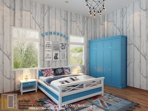 Thiết kế Nội thất phòng ngủ bé trai hiện đại tại Hạ Long - Nội thất HL-Design Hạ Long