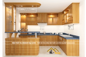 Tủ bếp tân cổ điển - TBCĐ12