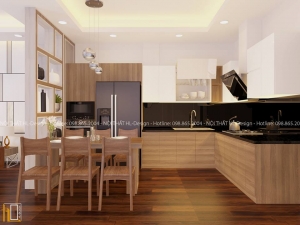 Thiết kế nội thất biệt thự liền kề nhà cô Ngọc - TP Bắc Giang