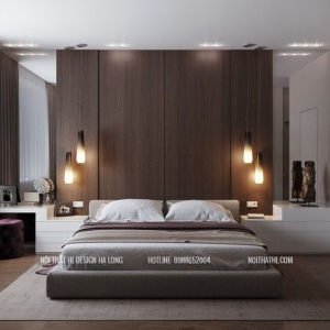 Thiết kế phòng ngủ hiện đại tại Hạ Long - Nội thất HL-Design Hạ Long