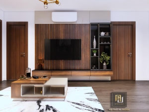 Thiết kế nội thất Căn chung cư hiện đại nhà chị Cẩm chung cư Đông Bắc thành phố Hạ Long