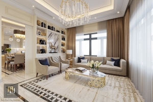 Nội thất căn biệt thự tân cổ điển cực sang trọng tại Quảng Ninh