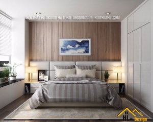 Thiết kế nội thất phòng ngủ hiện đại tại Hạ Long - Nội thất HL-Design Hạ Long