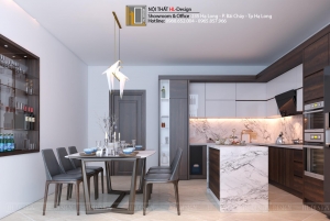 Tủ bếp hiện đại - Tủ bếp Anh Cường - Phường Yết Kiêu - Tp Hạ Long