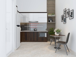 Tủ bếp hiện đại nhà Anh Cảnh